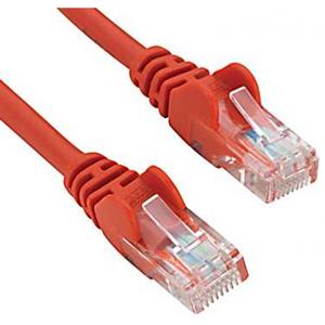 Cat6 Crossover Patch cable network RJ45 M/M 15FT, Red Color